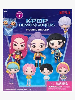 K-Pop Demon Hunters Clip On Figur 1-pack Blandad