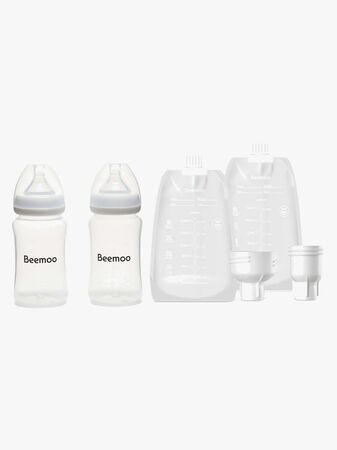 Beemoo CARE 240 ml Flaskor 2-pack & Bröstmjölkpåsar 30-pack