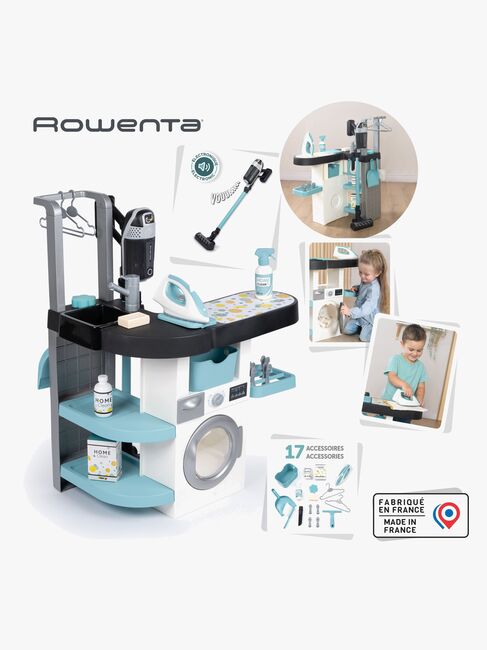 Smoby Rowenta Wash&Clean Tvätt- och Städset
