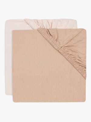 Jollein Dra-på-lakan 60x120 2-Pack, Blush/Wild Rose