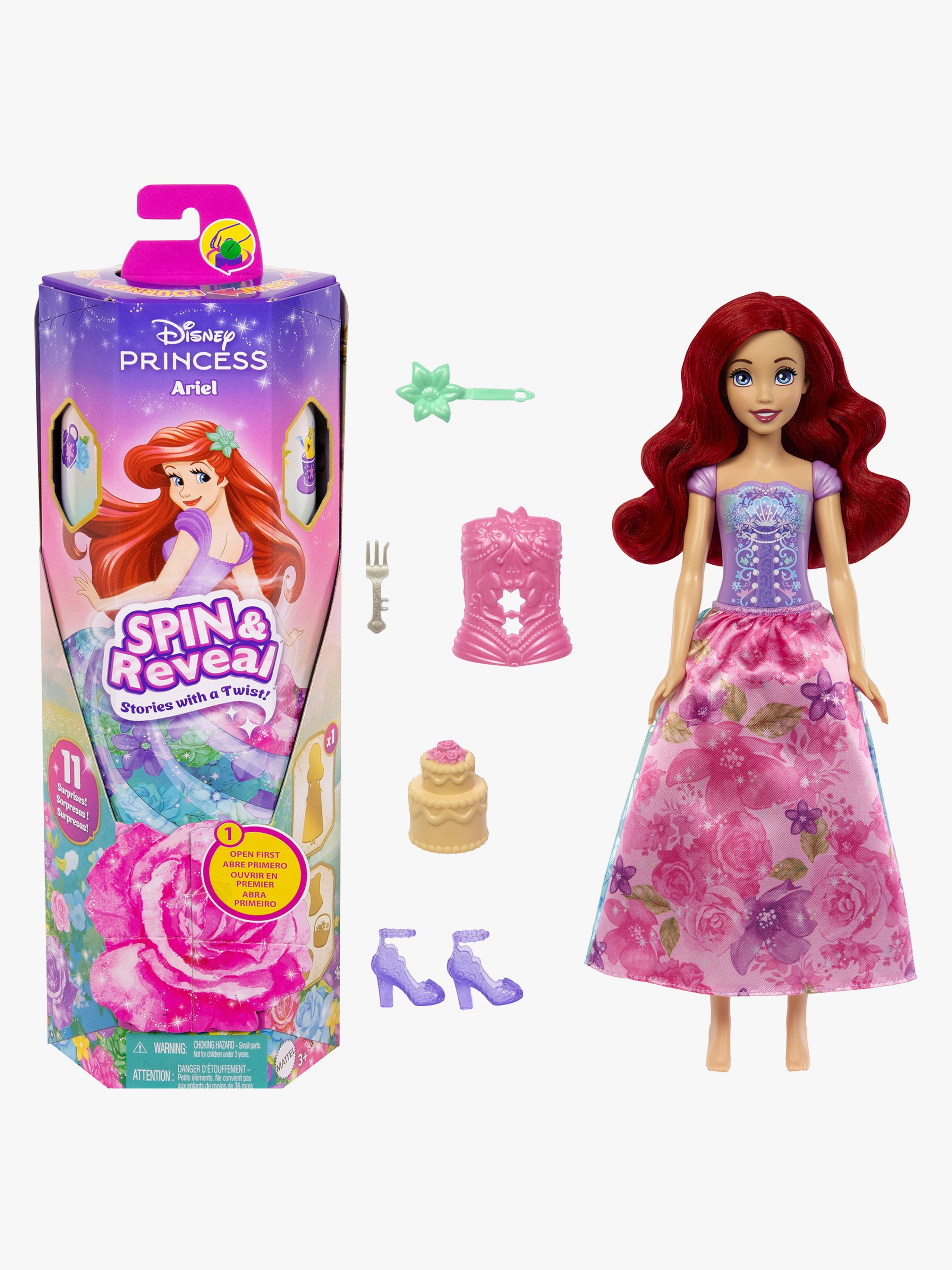 Disney Princess Fashion Reveal Ariel Docka
