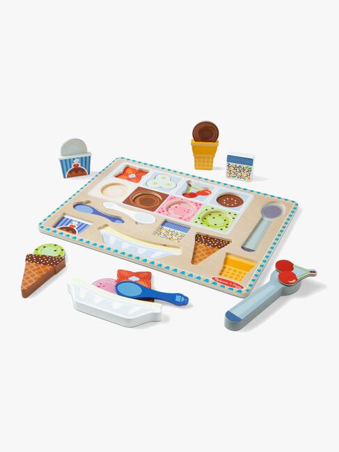 Melissa & Doug Magnetiskt Pussel & Lekset Glass 16 Bitar