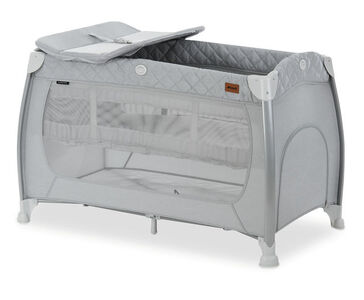 Hauck Play N Relax Resesäng, Quilted Grey