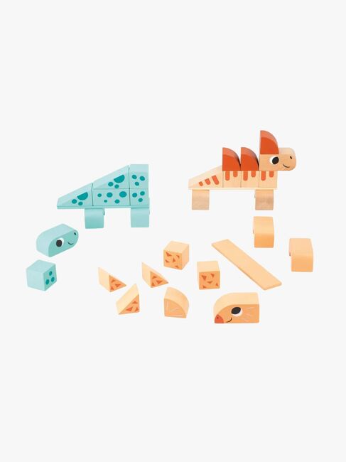 Janod Cubikosaurus Dinosaurier Att Bygga