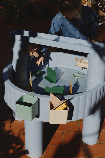 LIEWOOD Sepp Aktivitetsbord Vatten & Sand, Blå