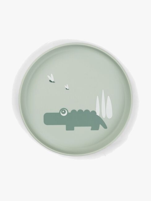 Done By Deer Foodie Tallrik Croco, Grön