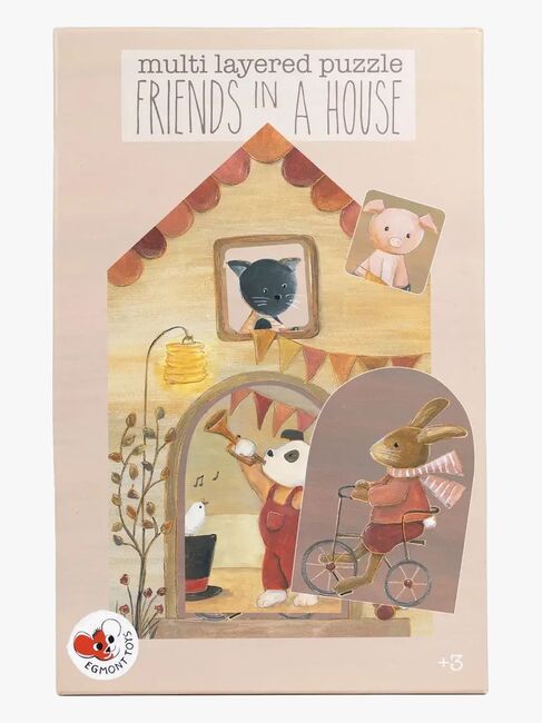 Egmont Toys Kompisgäng Pussel med Flera Lager