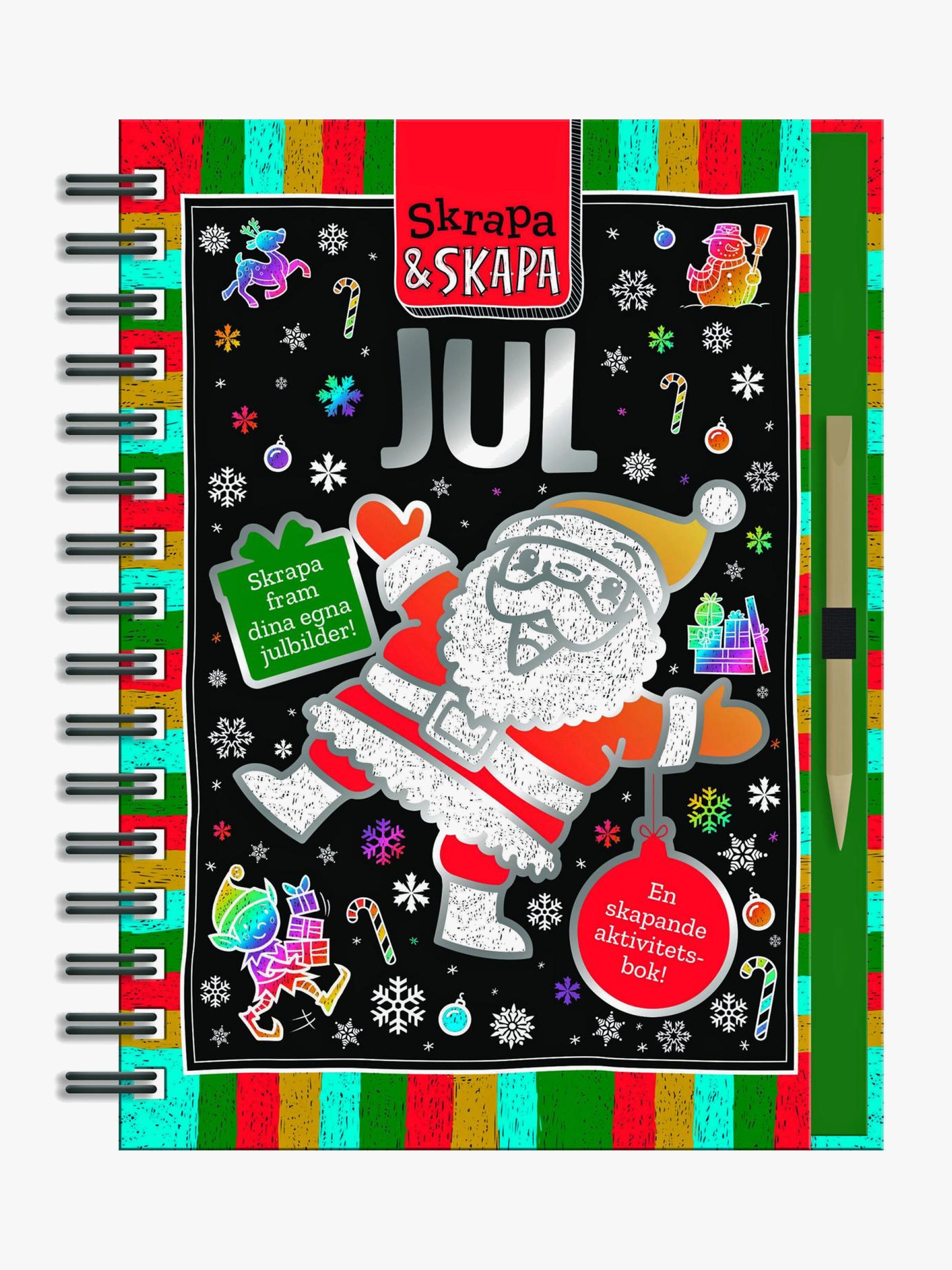 Skrapa och Skapa Pysselbok Jul
