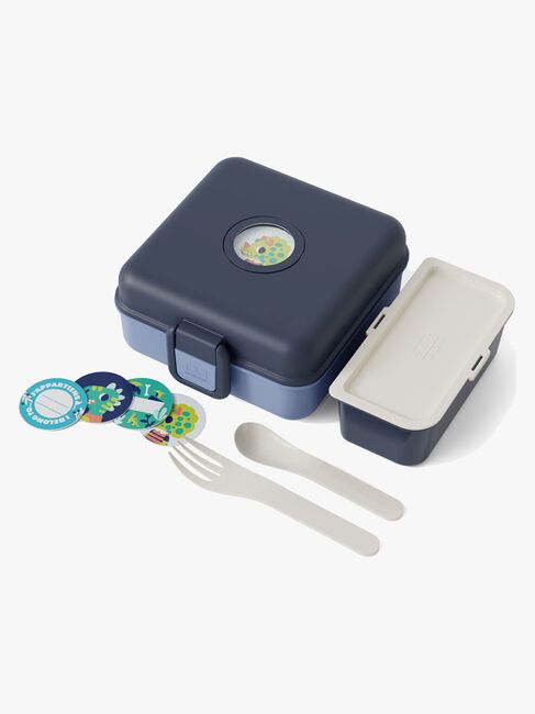 Monbento Snacky Bento Matlåda, Blue infinity