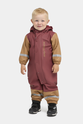 Nordbjörn Sju Strömmar Gefütterter Regenoverall, Madder Brown