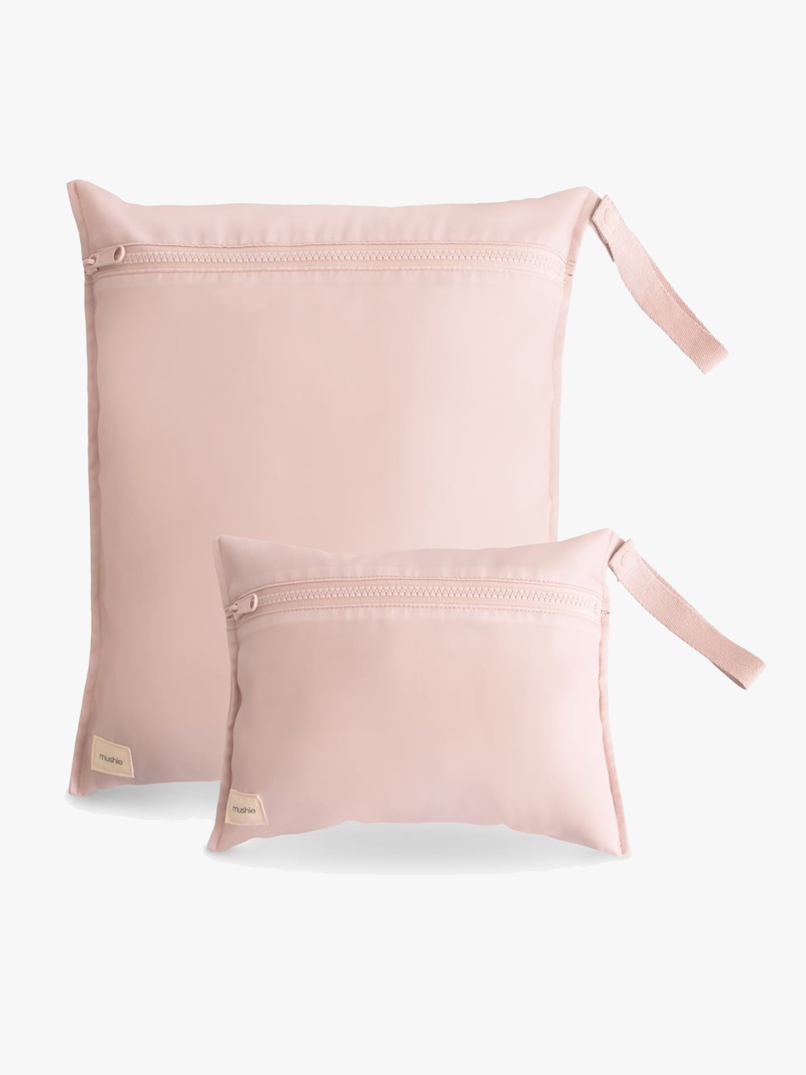 Mushie Vattentät Wet Bag 2-Pack, Blush