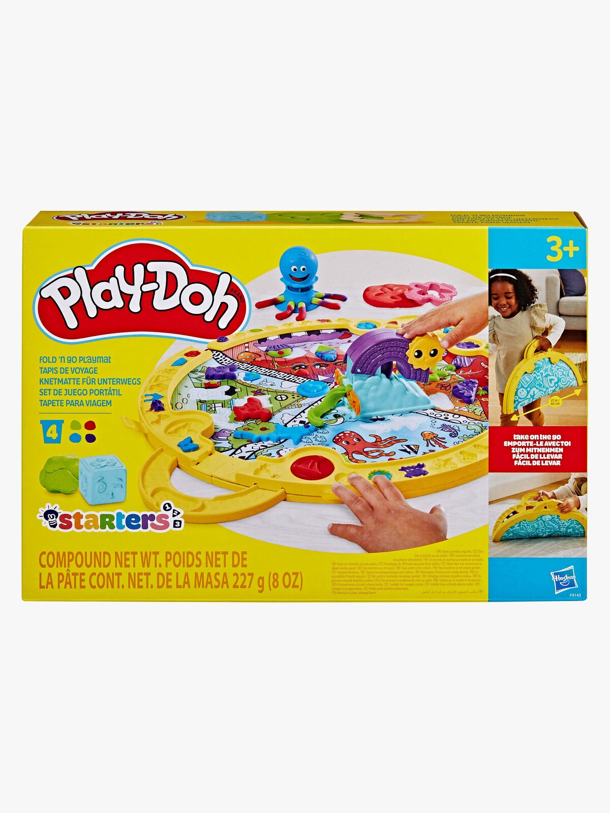 Play-Doh Fold and Go Startset med Lekmatta