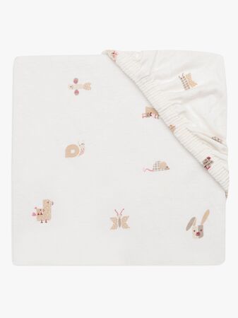 Jollein Dra-på-lakan 60x120, Animal Friends