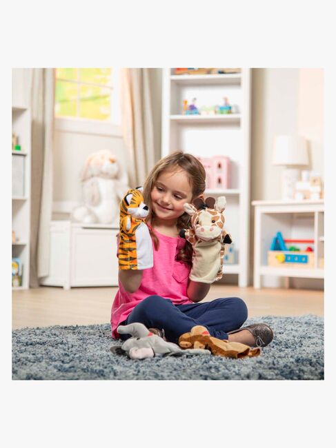 Melissa & Doug Handdockor Gosedjur Zoo, 4 st