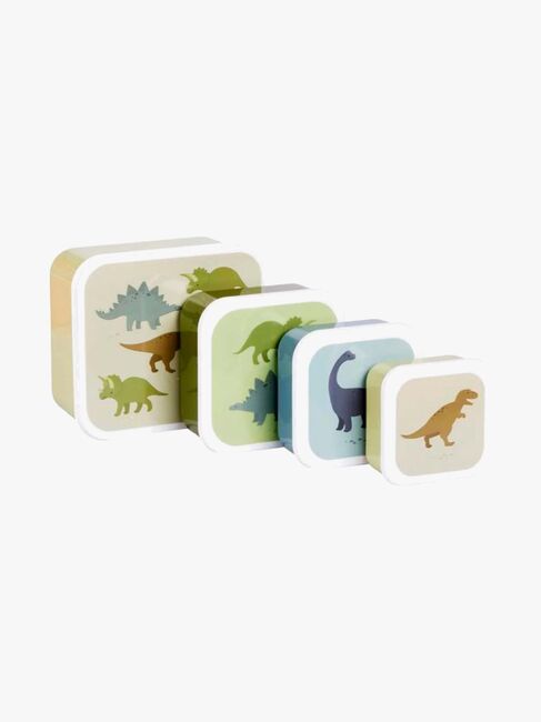 A Little Lovely Company Lunchboxset, Dinosaur
