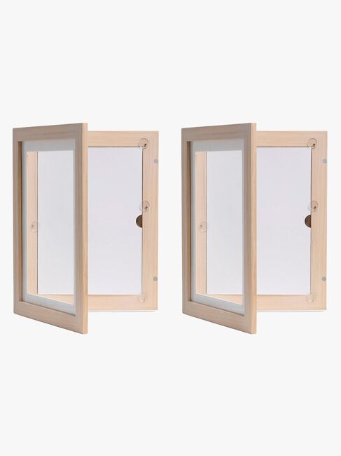 Minitude OLIVER Ram A4, 2-pack, 100 Ark, White wash