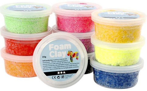 Foam Clay Mixade Färger