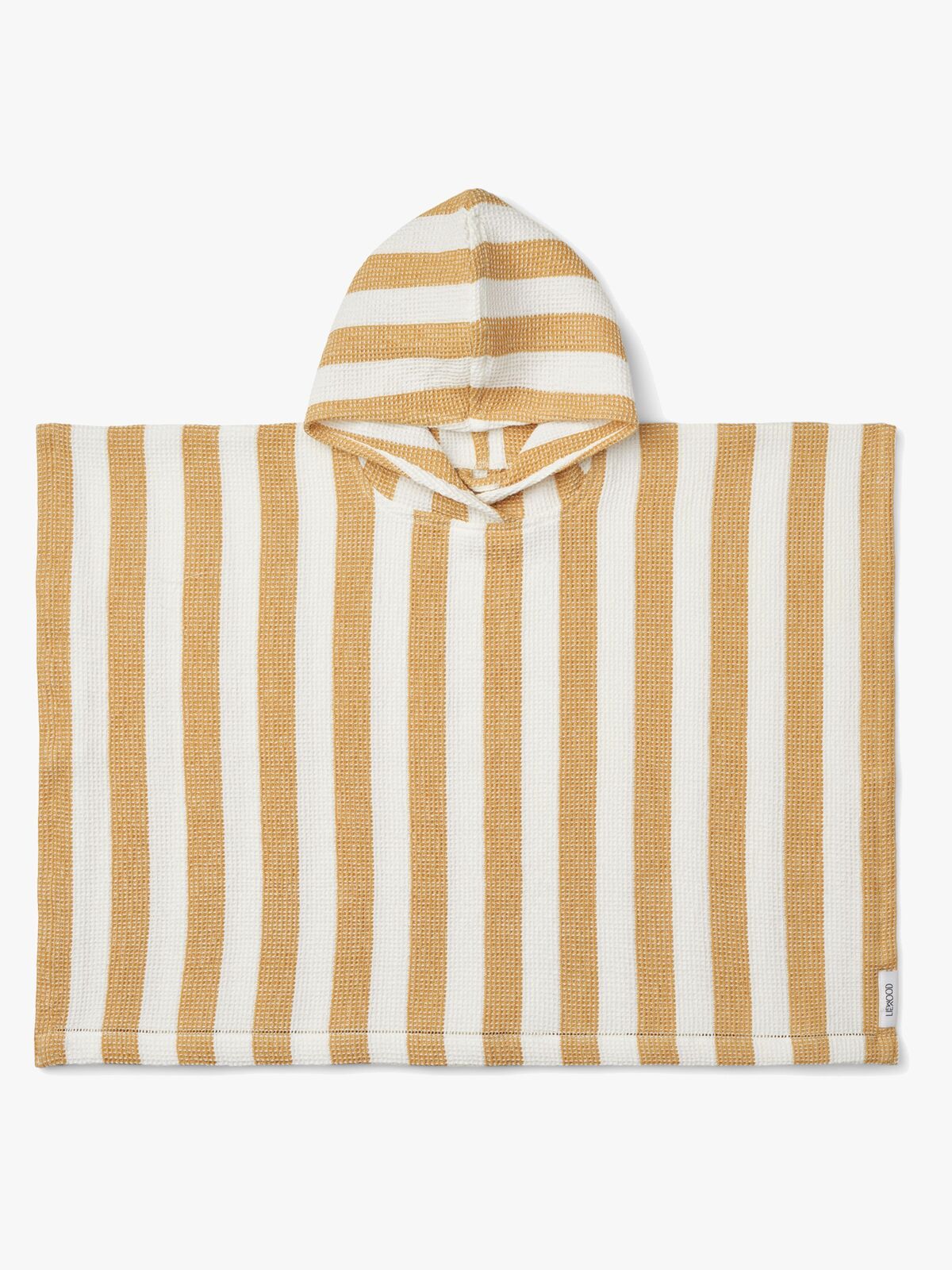 LIEWOOD Paco Badponcho Stripe, White/Yellow mellow