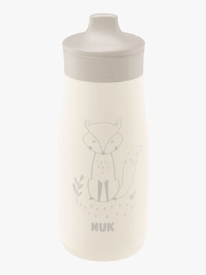 NUK Mini-Me Sip Flaska 300 ml Steel, Fox