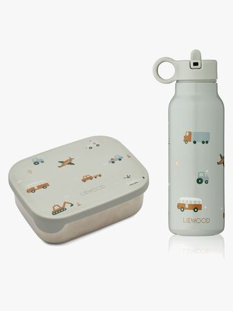 LIEWOOD Arthur Matlåda och Falk Flaska, Vehicles/ Dove Blue