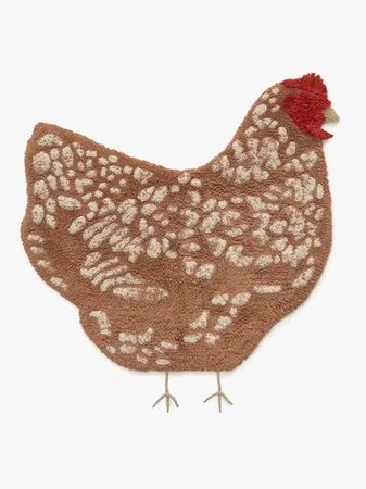 Lorena Canals  Tvättbar Matta Höna 110x100