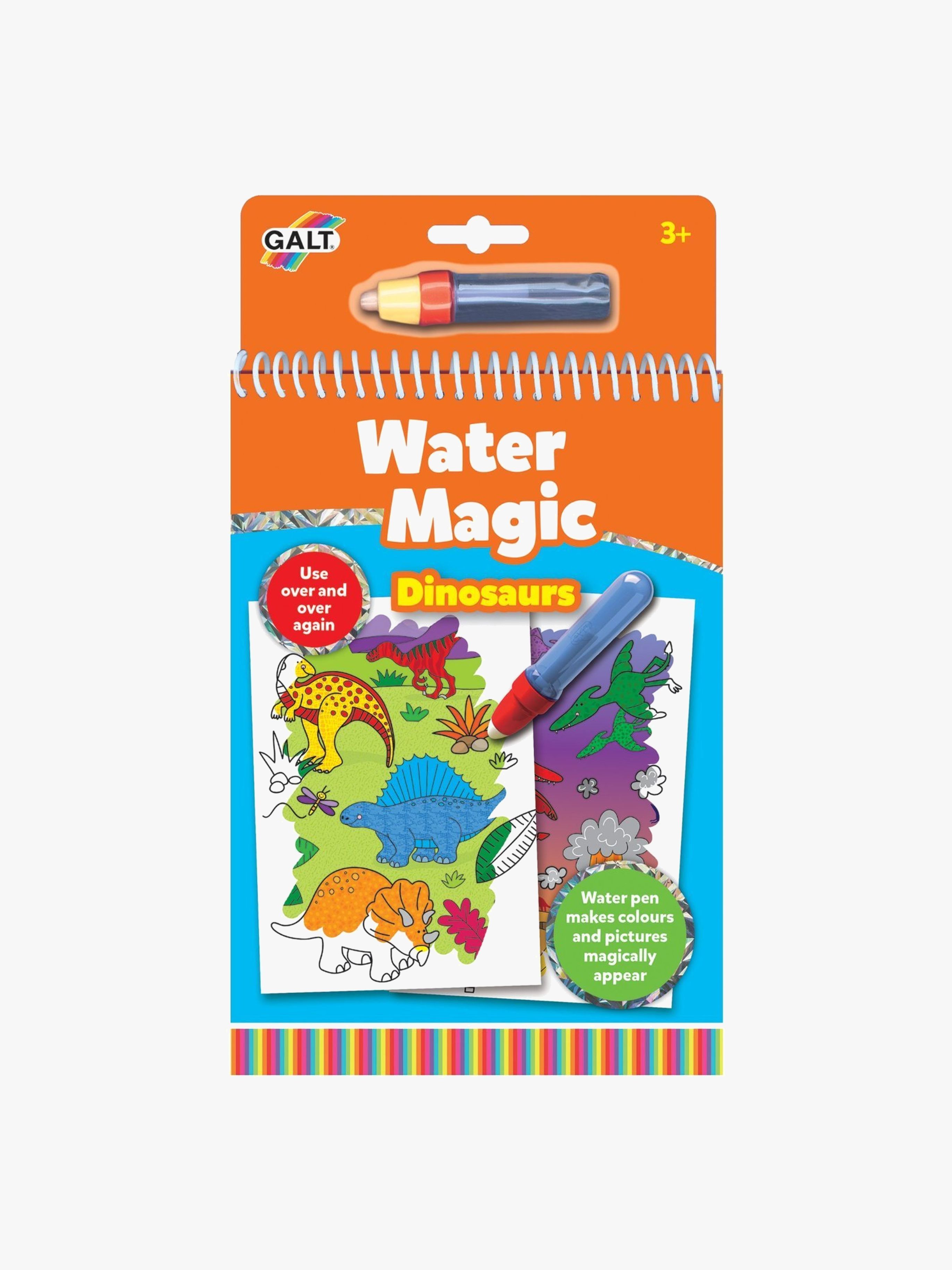Galt Målarbok Water Magic Dinosaurier