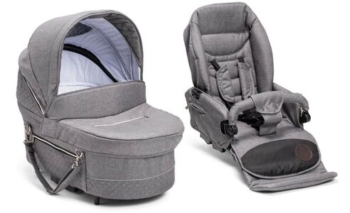 Petite Chérie Classic Ligg- & Sittdel Quilted, Grey Mélange