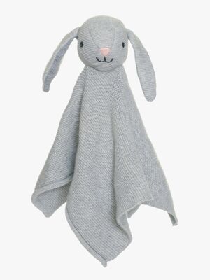 Teddykompaniet Teddy Baby Snuttefilt Kanin, Grey