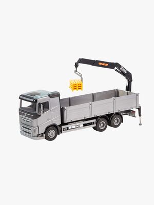 Emek Volvo Lastebil Med Hiab-Kran, Sølv