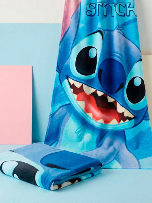 Disney Stitch Strandhandduk, Blå