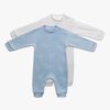 Tiny Treasure Maxime Jumpsuit  2-Pack, Baby Blue