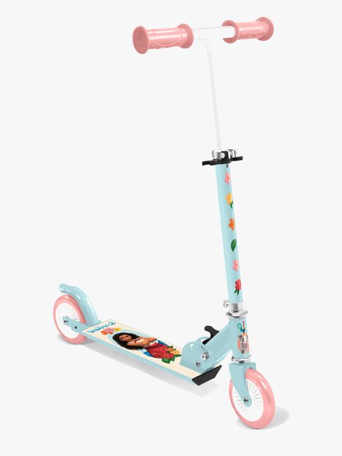 Stamp Vaiana Hopfällbar Sparkcykel, Blå/Rosa