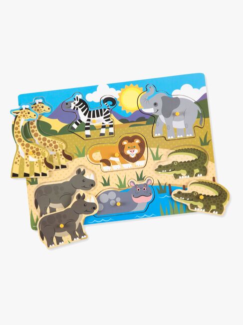 Melissa & Doug Knoppussel Safari 7 bitar