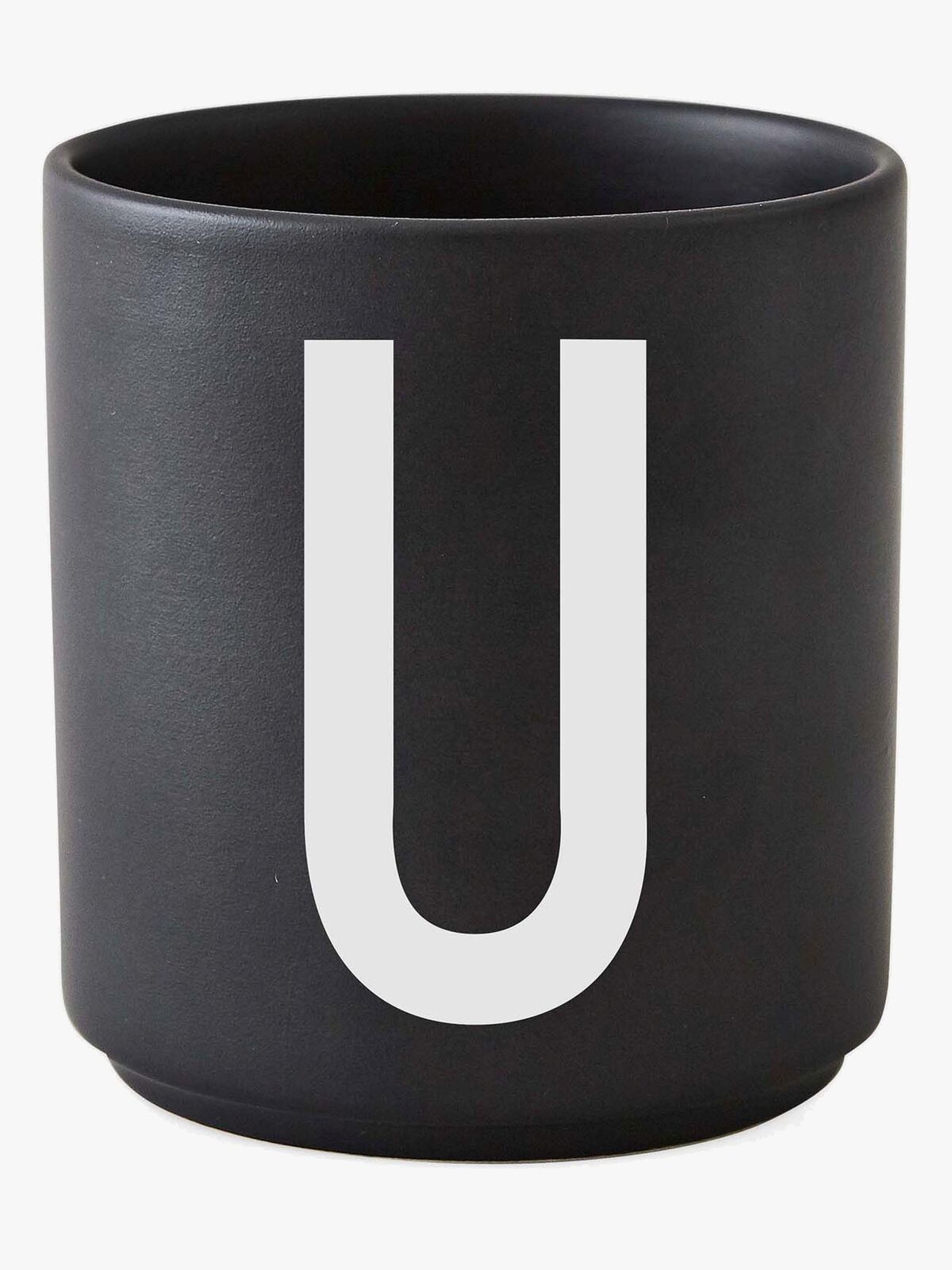 Design Letters Mugg Porslin U, Svart