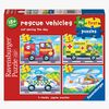 Ravensburger Räddningsfordon Pussel 4-i-1
