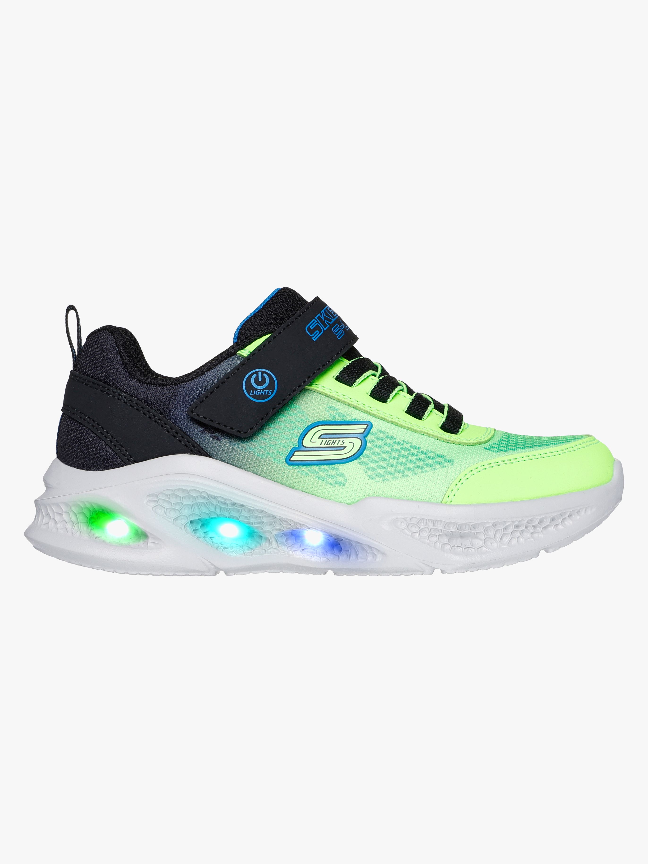 Skechers Meteor-Lights Krendox  Blinkande Sneakers, Black, 31