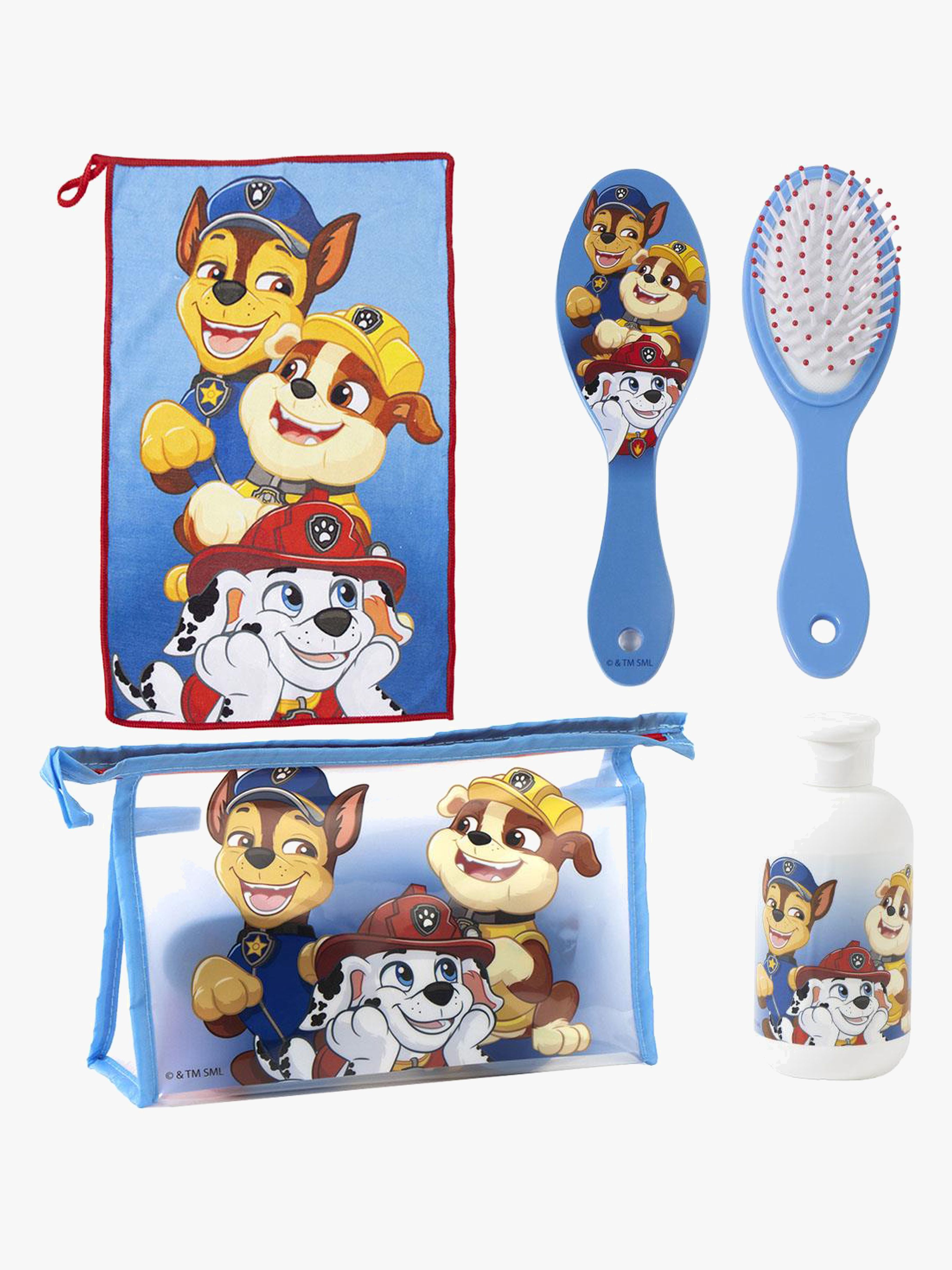 Paw Patrol Necessär med Handduk Hårborste & Flaska