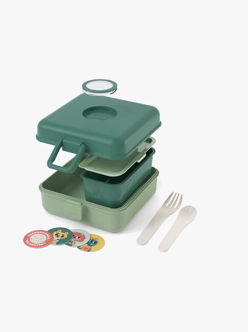 Monbento Snacky Bento Matlåda, Green Forest