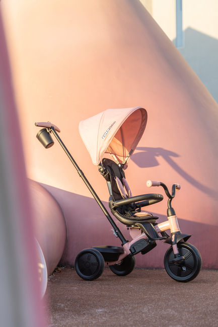 QPlay Elite Platinum Trehjuling, Rosa