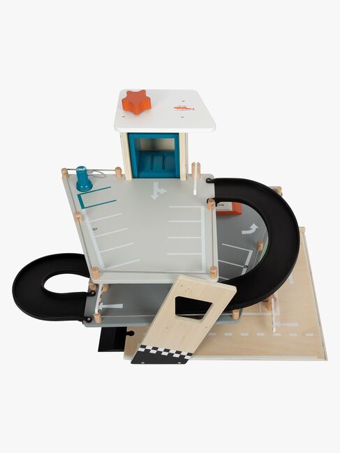 Small Foot Bilgarage med Två Bilar