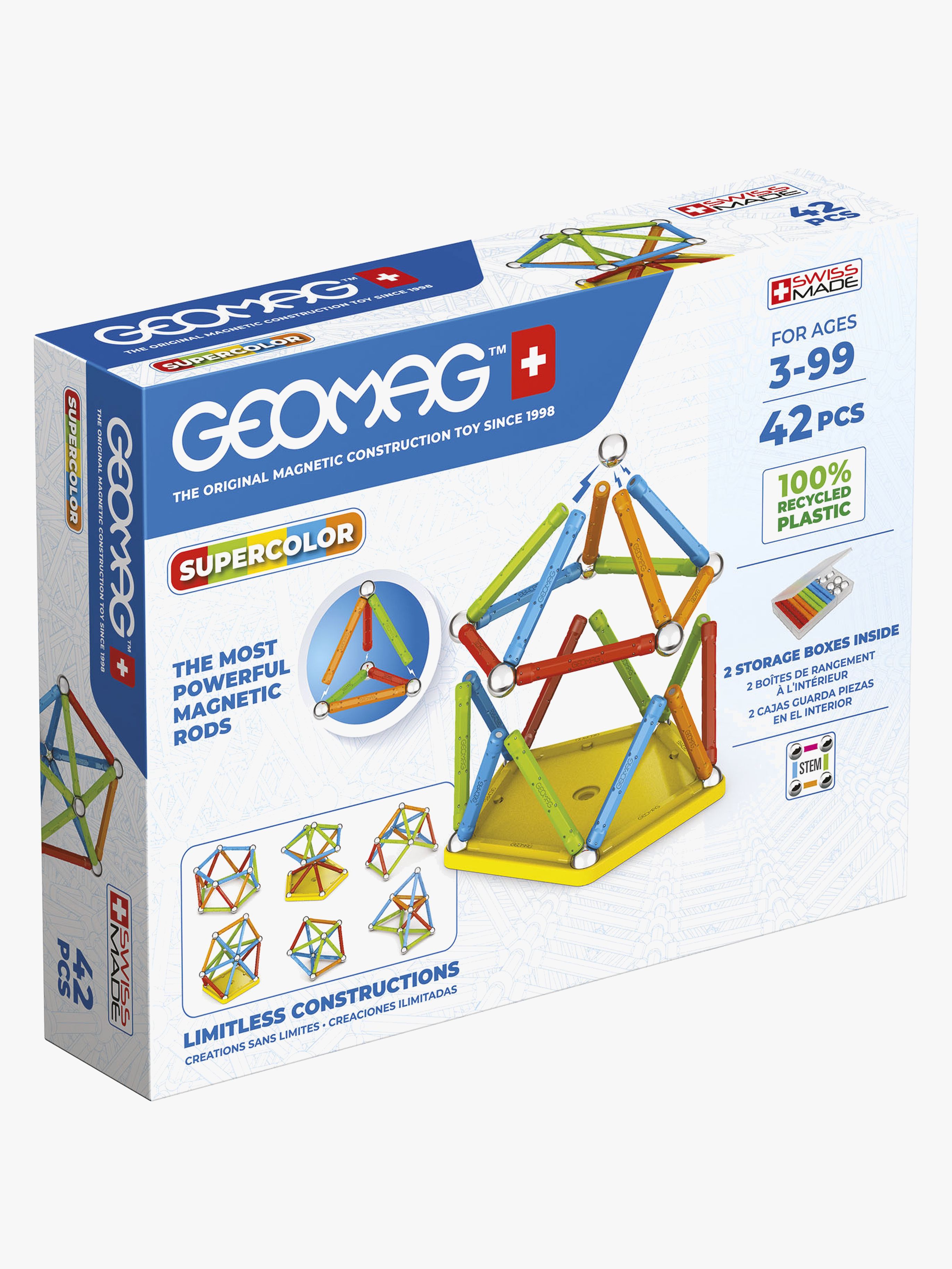 Geomag Supercolor Byggsats 42 Bitar
