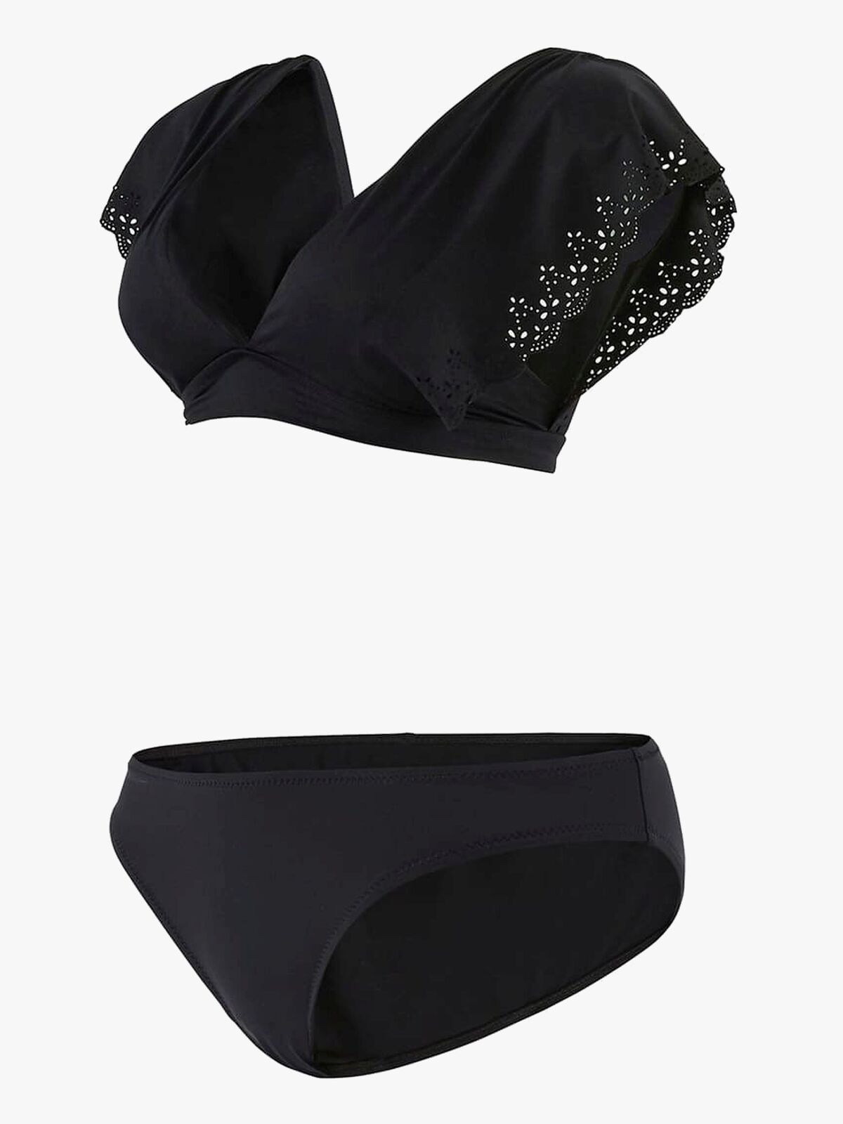 Cache Cœur BLOOM Gravidbikini, Black 