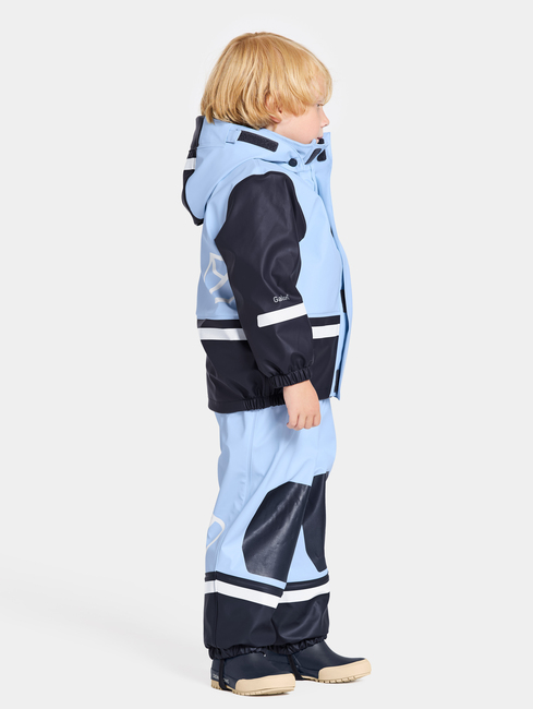 Didriksons Boardman Fodrat Regnställ, Light Sea Blue