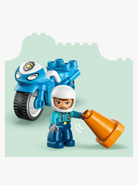 LEGO DUPLO Town 10471 Blå polismotorcykel