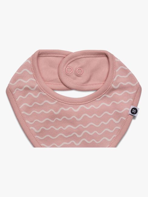 MiniMys Mössa & Bib 6-pack Yarn, Silver Pink