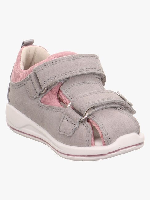 Superfit Boomerang Sandaler, Ljusgrå/Rosa