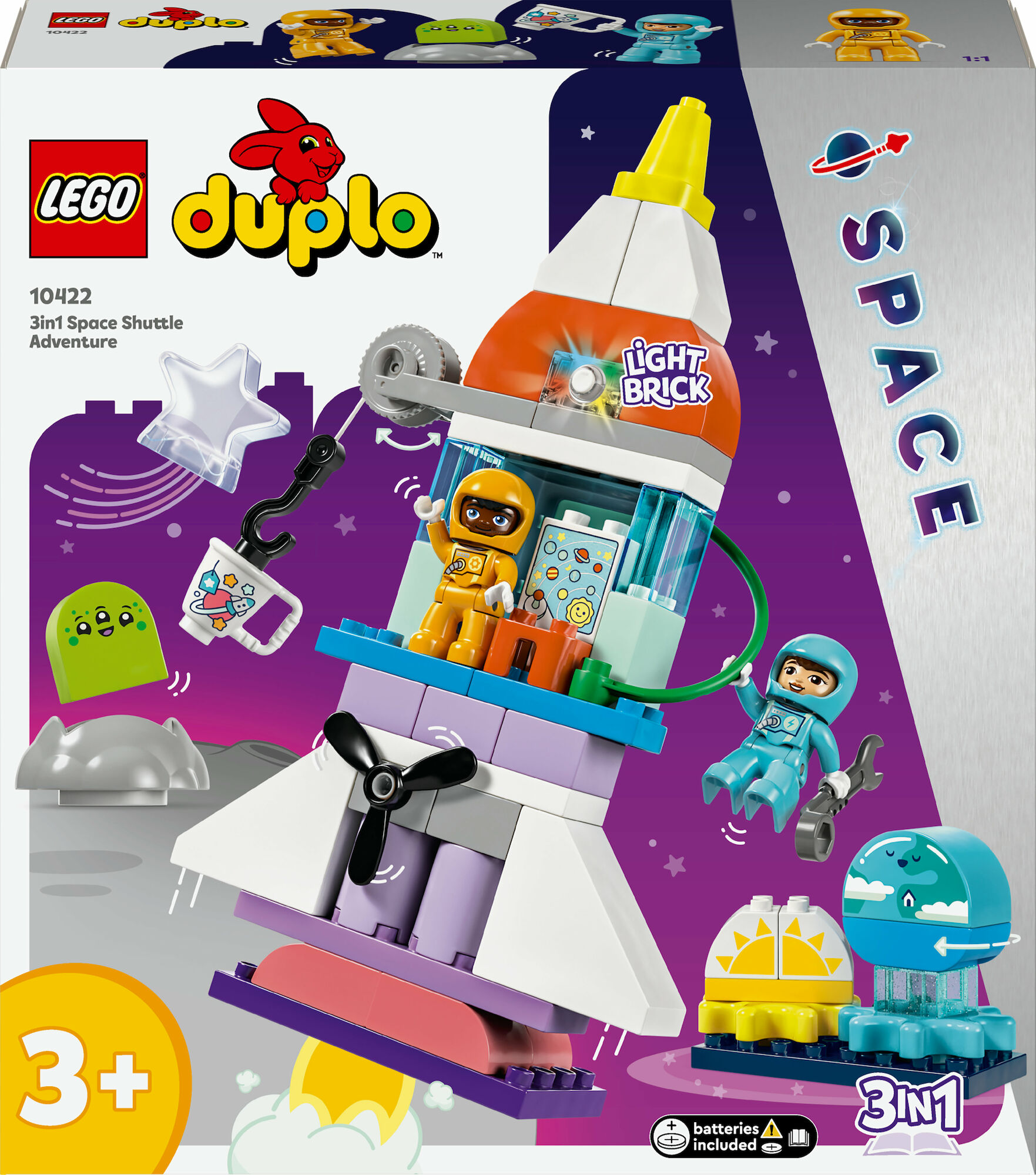LEGO DUPLO Town 10422 3in1 Äventyr med rymdfärja