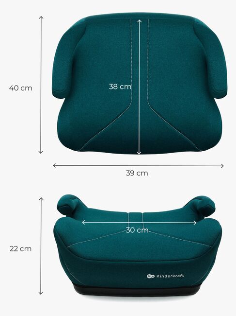 Kinderkraft I-BOOST 2 i-Size Bälteskudde, Grön