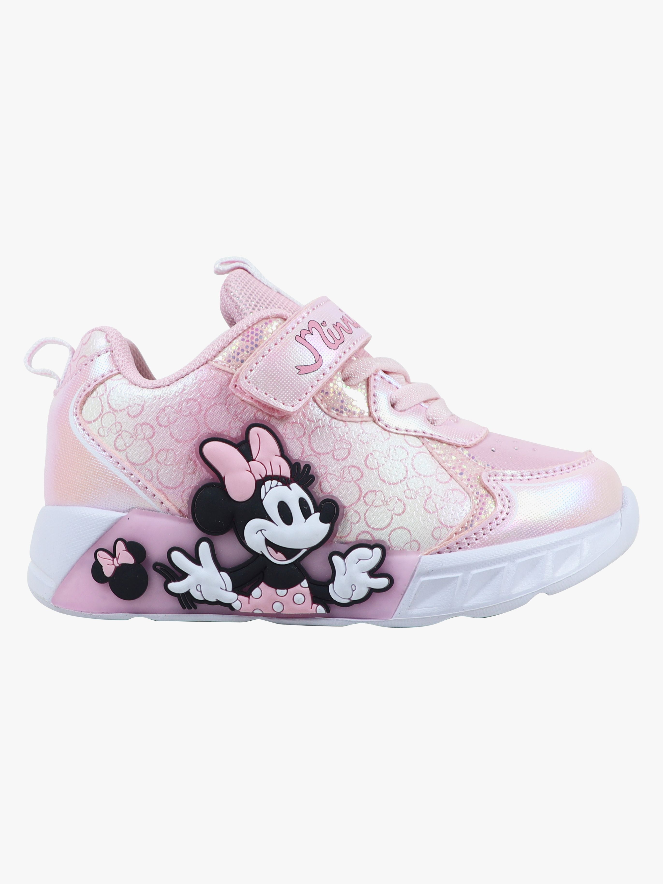 Disney Minnie Blinkande Sneakers, Rosa, 28