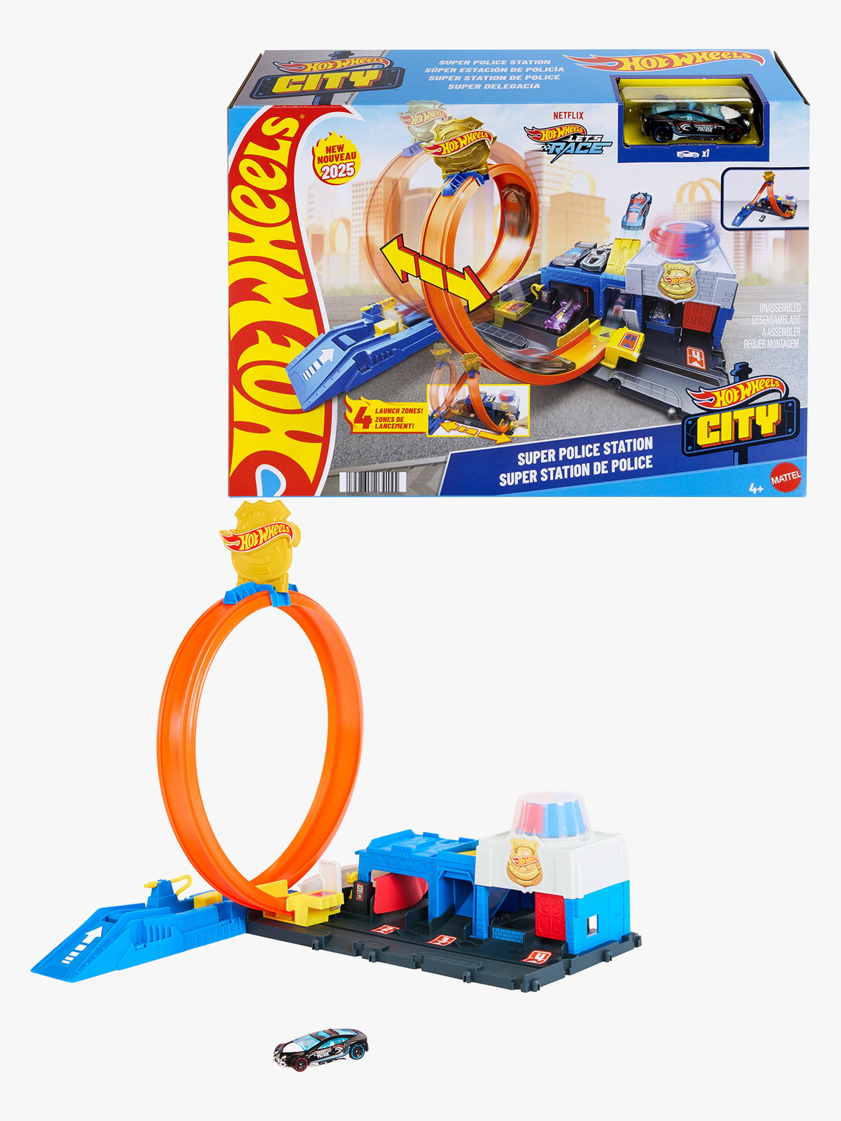 Hot Wheels City Super Polisstation Bilbana